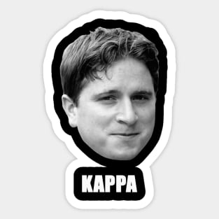 Kappa (White Text) Sticker